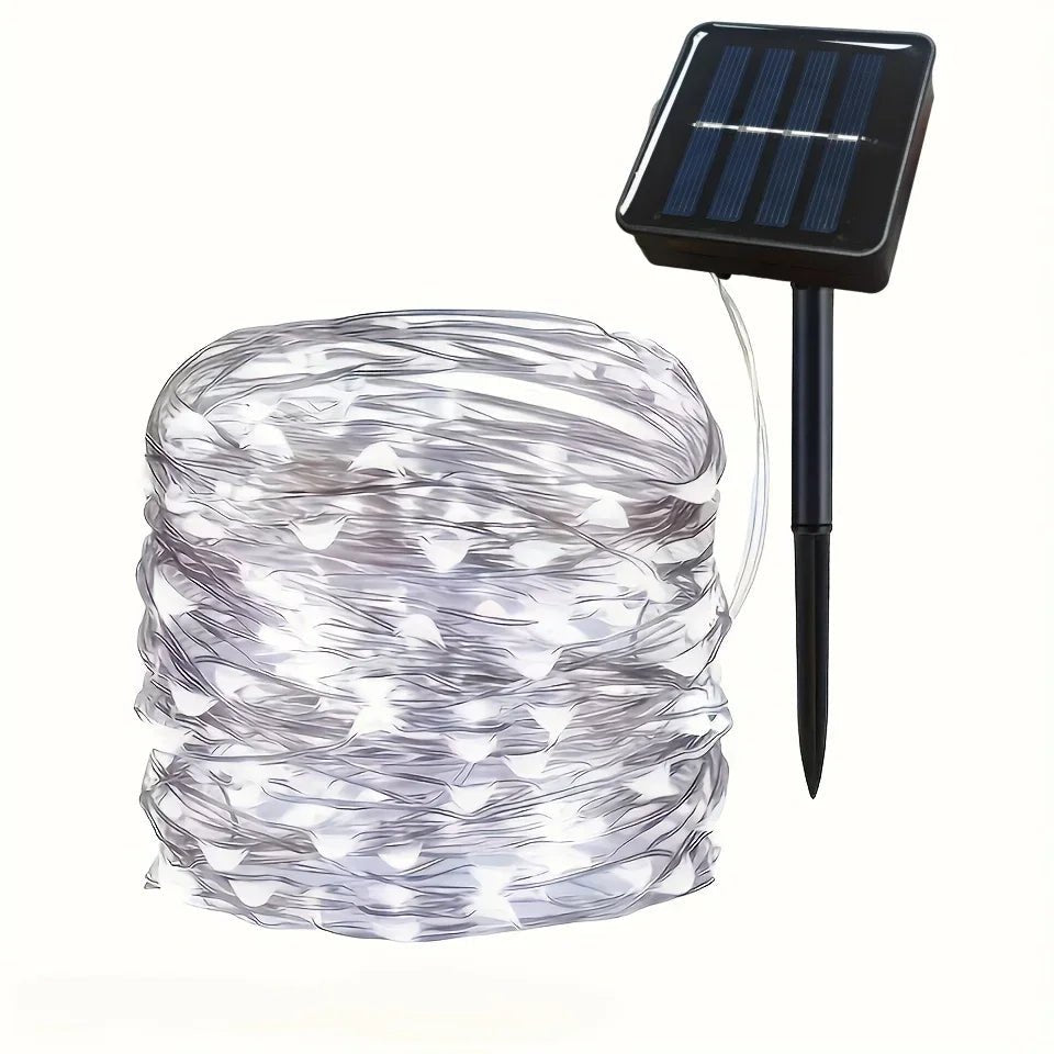 Guirlande solaire de vigne LED lumières de noël solaires | Écobrillance