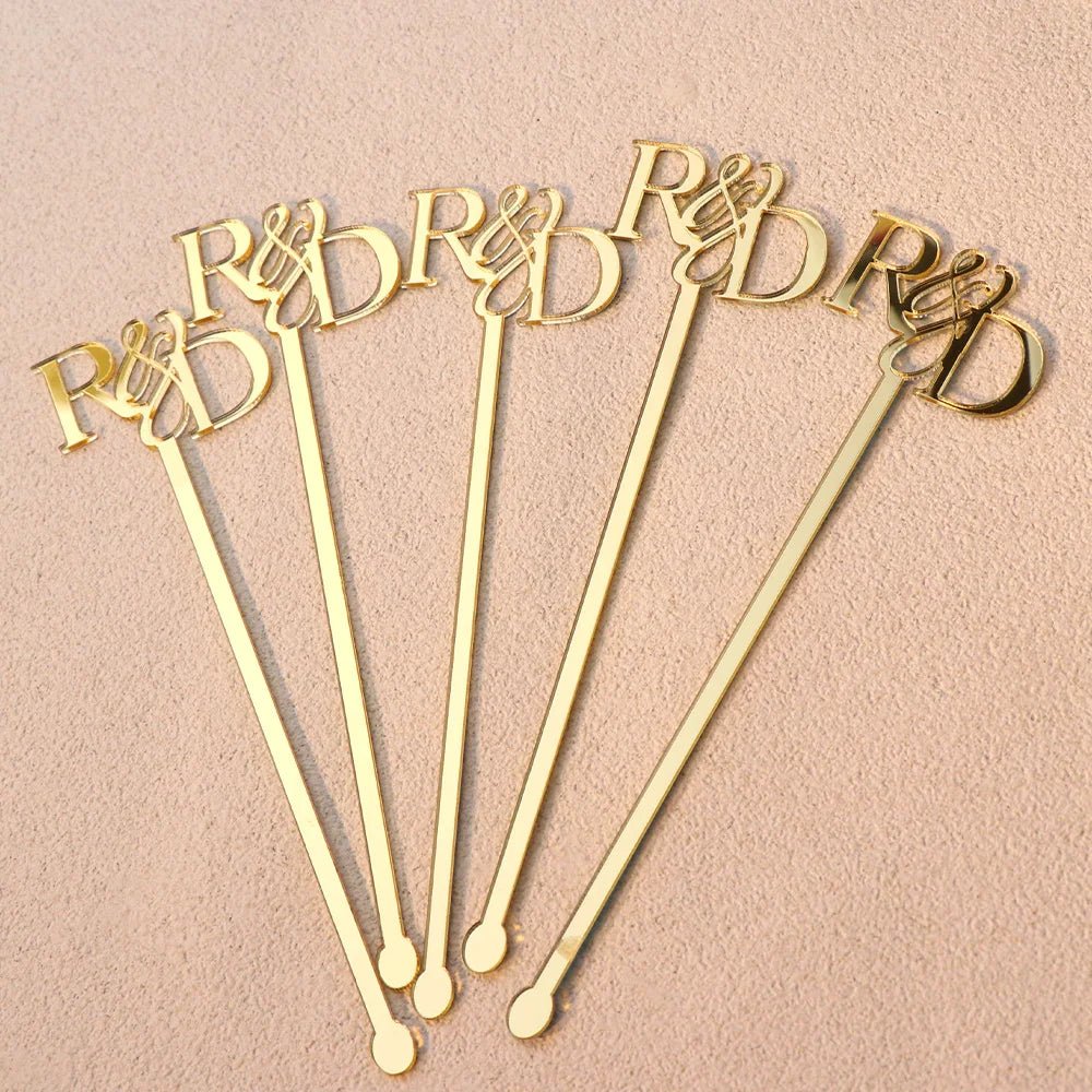 Agitateurs de boissons personnalisés, bâtons de Cocktail