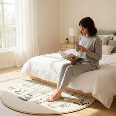 Tapis descente de lit