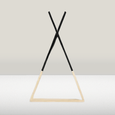 Etagère murale - TriangleWoodenShelf™ - Noir