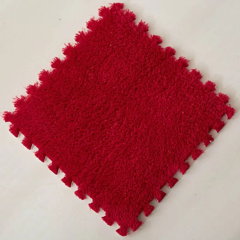 Tapis de jeu en peluche douce pour enfants
