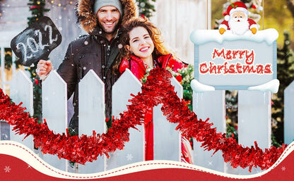 Guirlande de guirlandes dorées de 2M