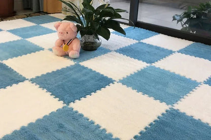 Tapis de jeu en peluche douce pour enfants