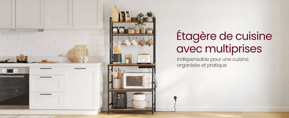 Étagère de Cuisine avec Multiprise,