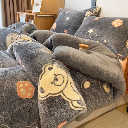 couette couverture épaissie chaude flanelle