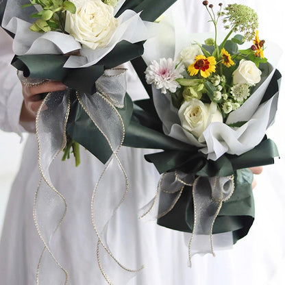 Ruban en Organza filaire transparent