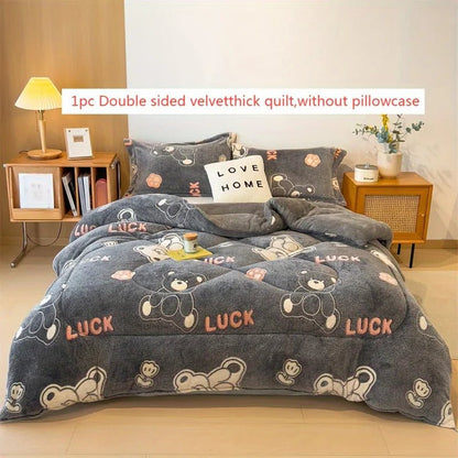 couette couverture épaissie chaude flanelle