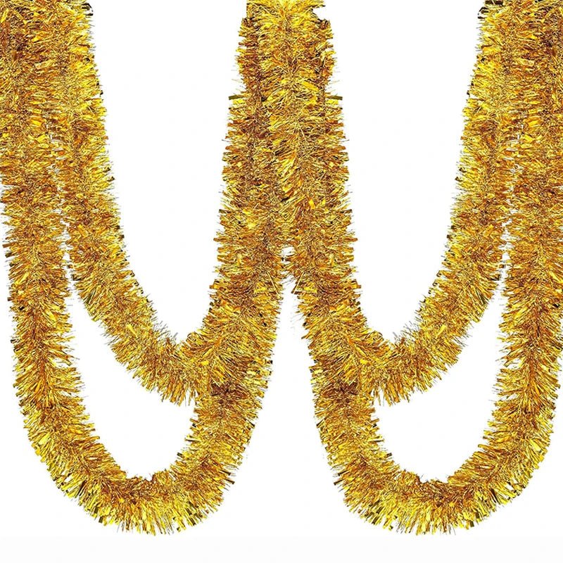 Guirlande de guirlandes dorées 