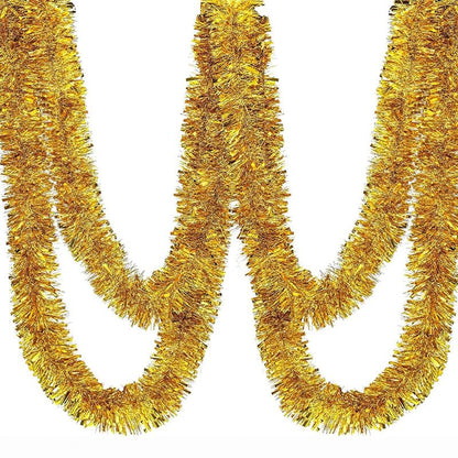 Guirlande de guirlandes dorées 