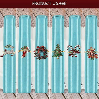 Ronds de Serviette de Noël, Porte-Serviette,