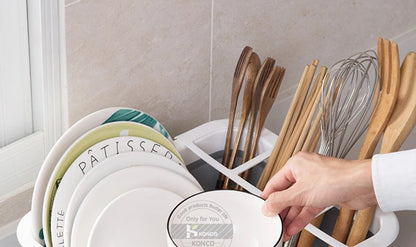 Égouttoir à vaisselle pliable