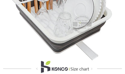 Égouttoir à vaisselle pliable