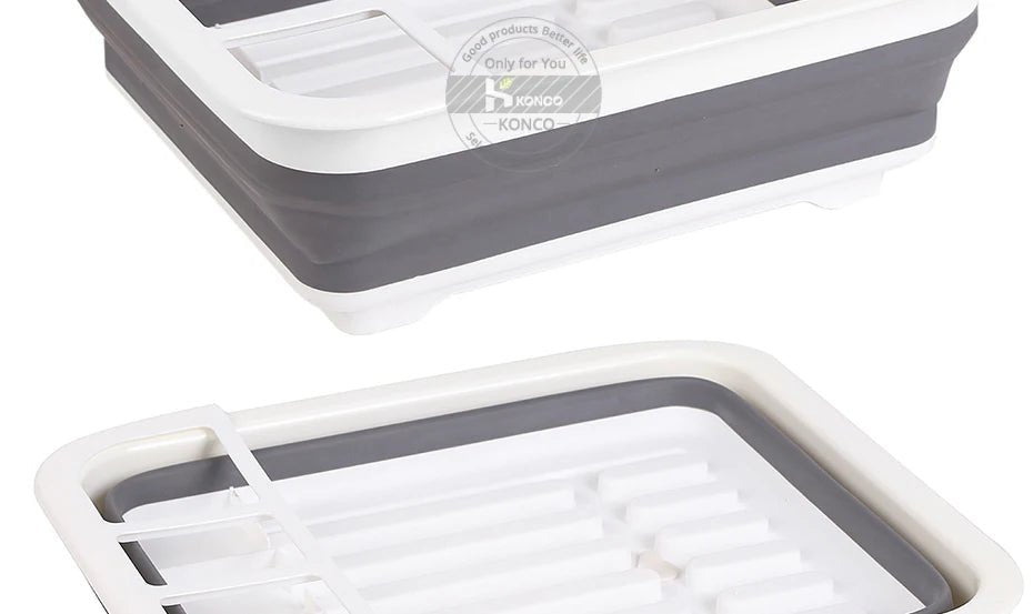 Égouttoir à vaisselle pliable