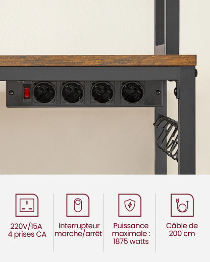 Étagère de Cuisine avec Multiprise,