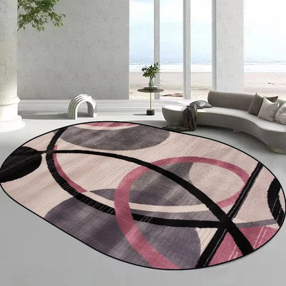 Tapis ovales de style moderne pour salon,