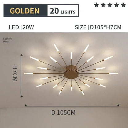 LED lustre design plafonnier | Nordique