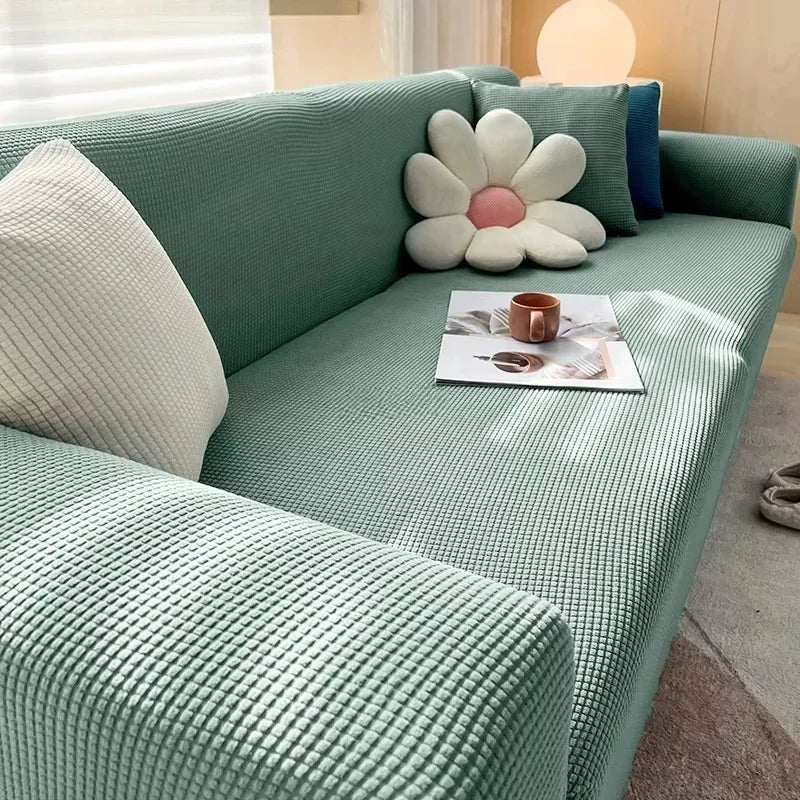 Housse de Canapé Solide | Jacquard Protection