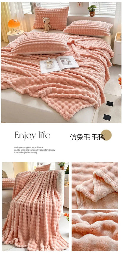 Couverture Polaire à Bulles Thermique