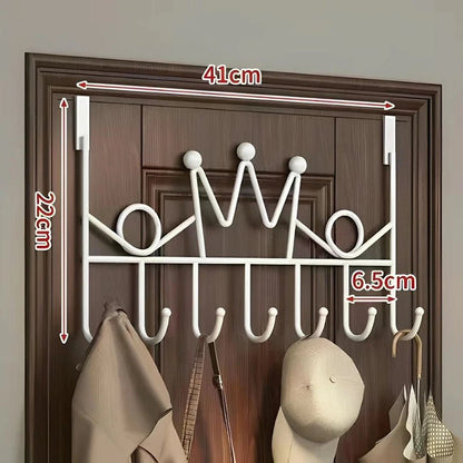 Crochet de rangement mural multifonction adhésif