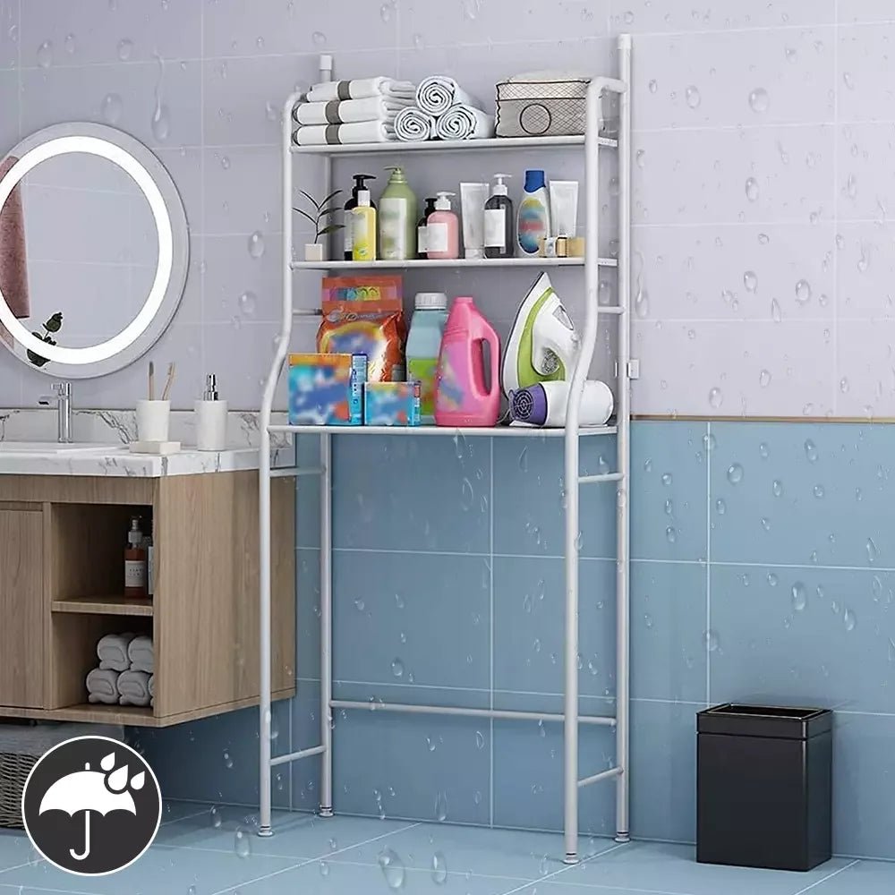 Étagères pour Machine à laver, 3 Niveaux Sans Perçage | Premium