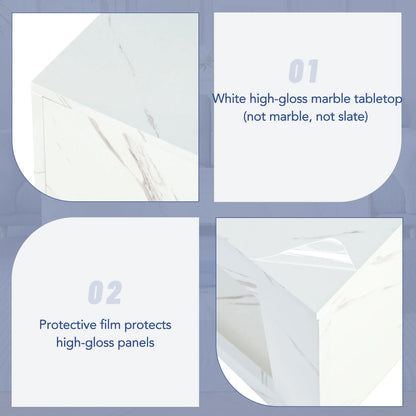 Table basse LED moderne, table basse pour salon,