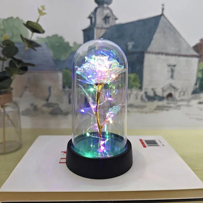 Roses artificielles,  Éternelle LED Lumineuse | Romantique