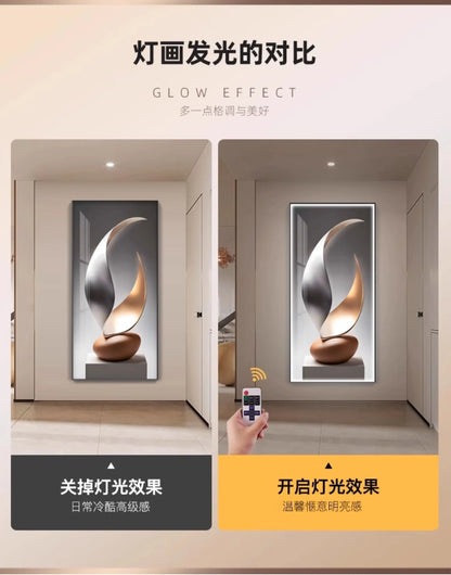 Lampe murale d'entrée, foyer, décoration, peinture, salon, couloir, lumières LED,