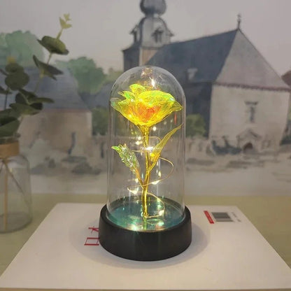 Roses artificielles,  Éternelle LED Lumineuse | Romantique