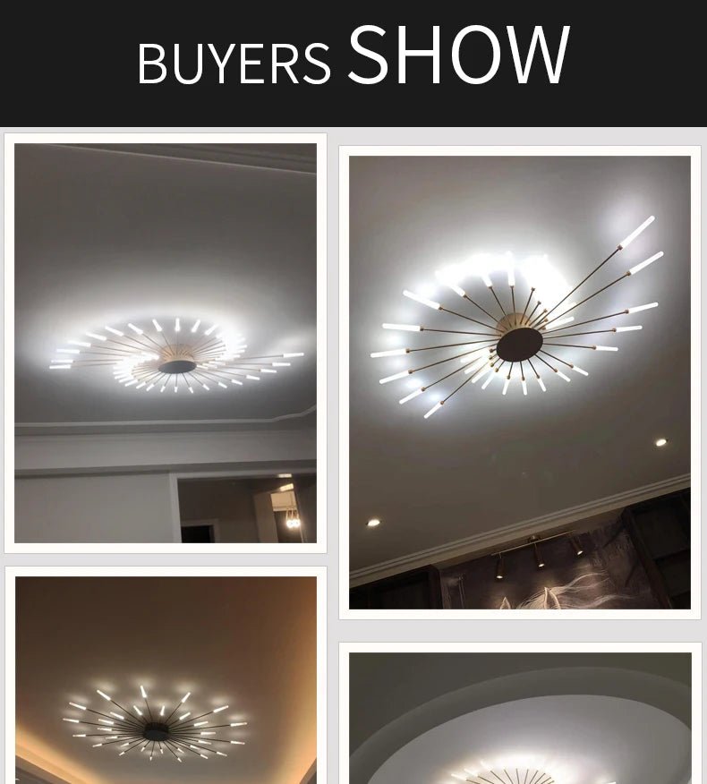 LED lustre design plafonnier | Nordique