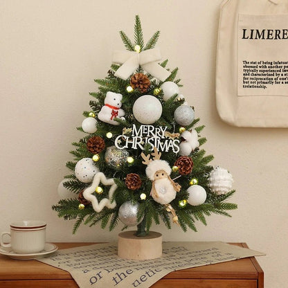 Mini ensemble d'arbre de noël | Festif Bureau