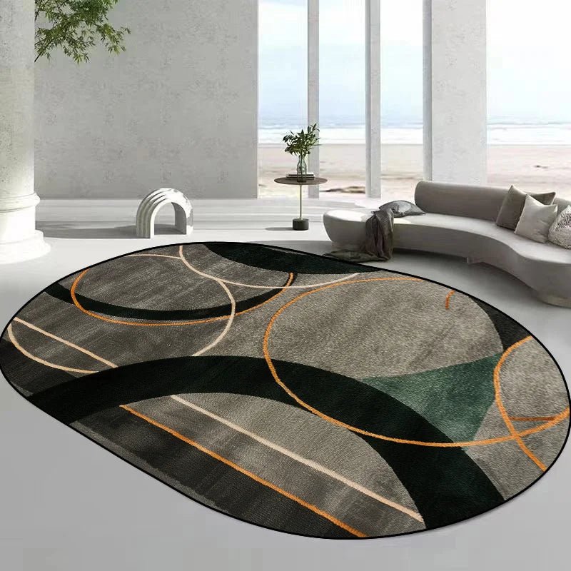 Tapis ovales de style moderne pour salon,