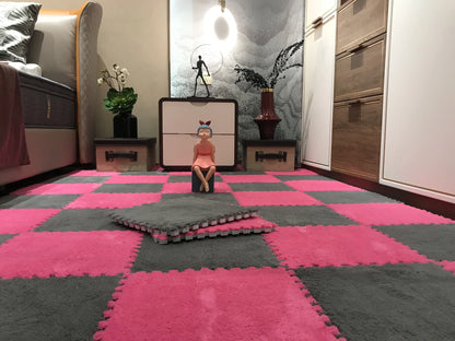 Polymère de jeu en peluche douce pour enfants, tapis de puzzle en mousse brûleur, jouets pour bébé, garder au chaud dans la chambre.