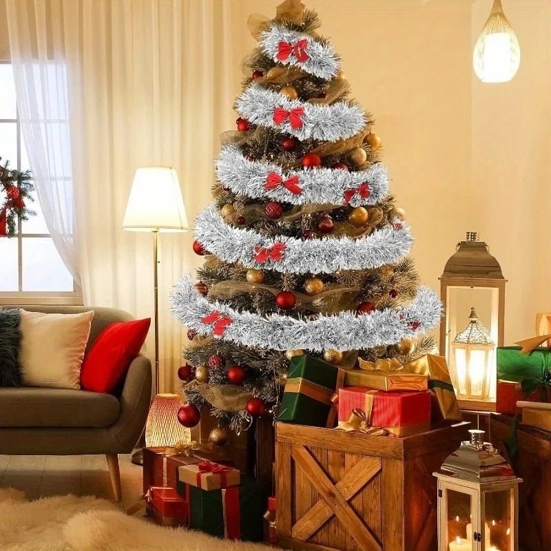 Guirlande de guirlandes dorées de 2M