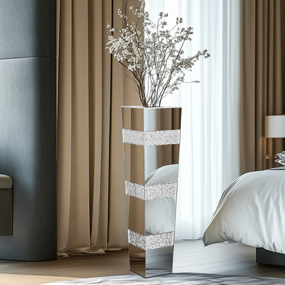 Grand Vase à miroir au sol