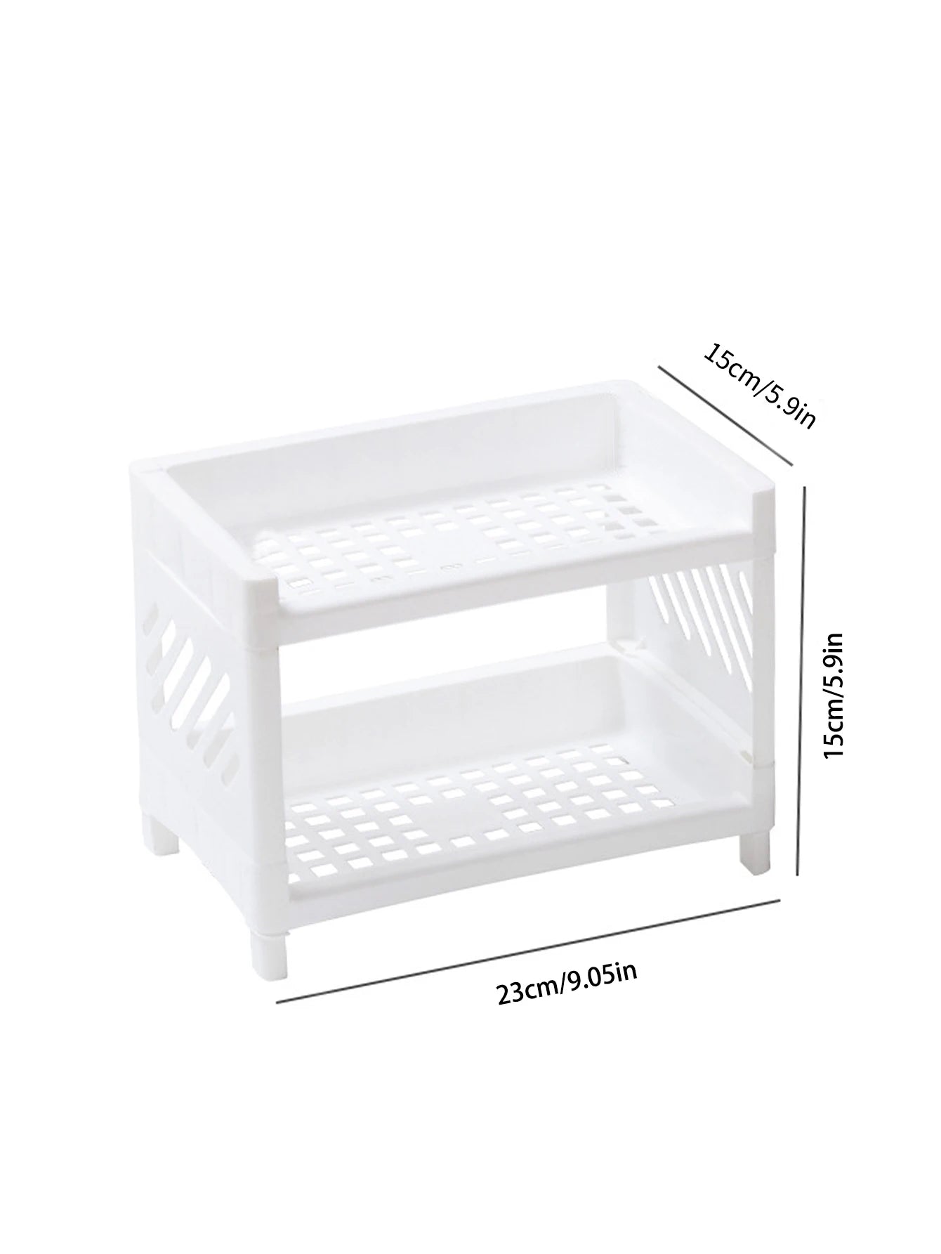 Support de rangement de bureau Double | OrganizeMax