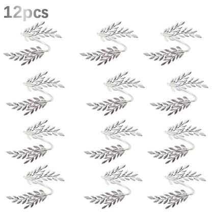 Ronds de Serviette en Blé localité, Porte-Serviette en Métal