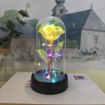 Roses artificielles,  Éternelle LED Lumineuse | Romantique