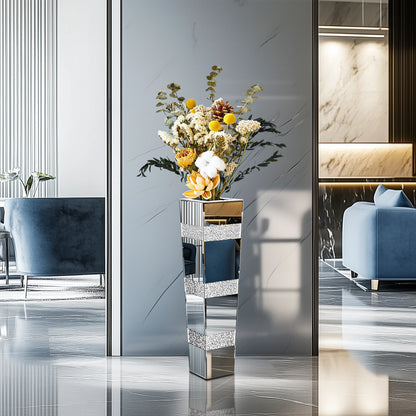 Grand Vase à miroir au sol