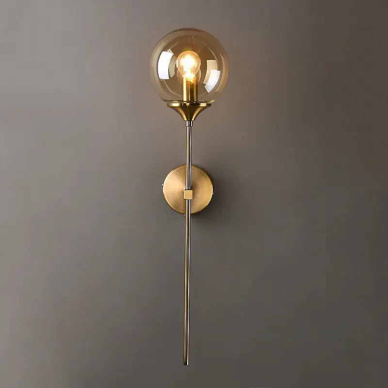 Boule de verre moderne pendentif LED |
