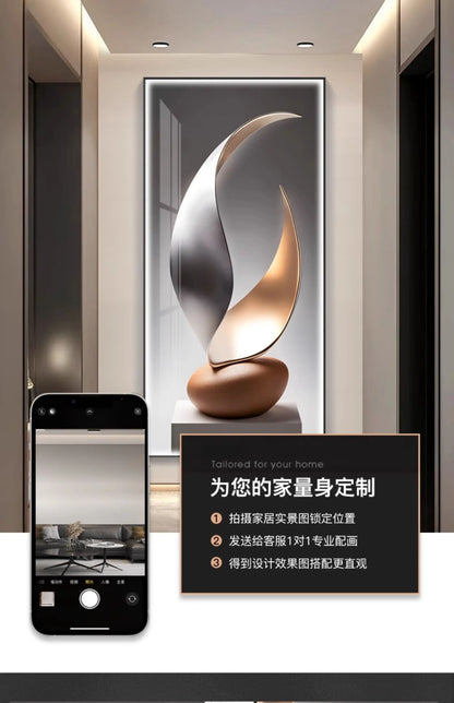 Lampe murale d'entrée, foyer, décoration, peinture, salon, couloir, lumières LED,