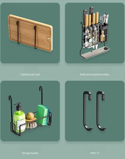 Égouttoir à vaisselle sur l'évier,