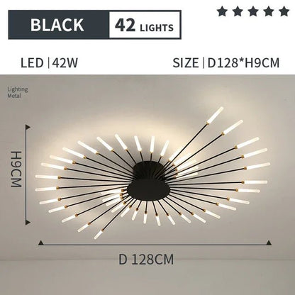 LED lustre design plafonnier | Nordique
