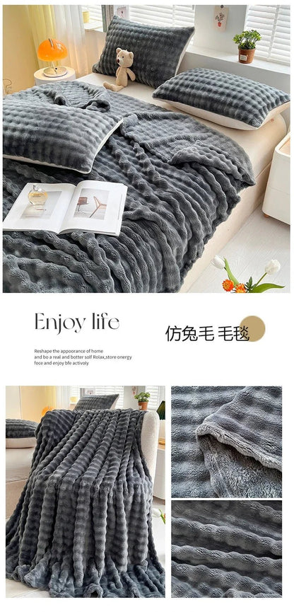 Couverture Polaire à Bulles Thermique