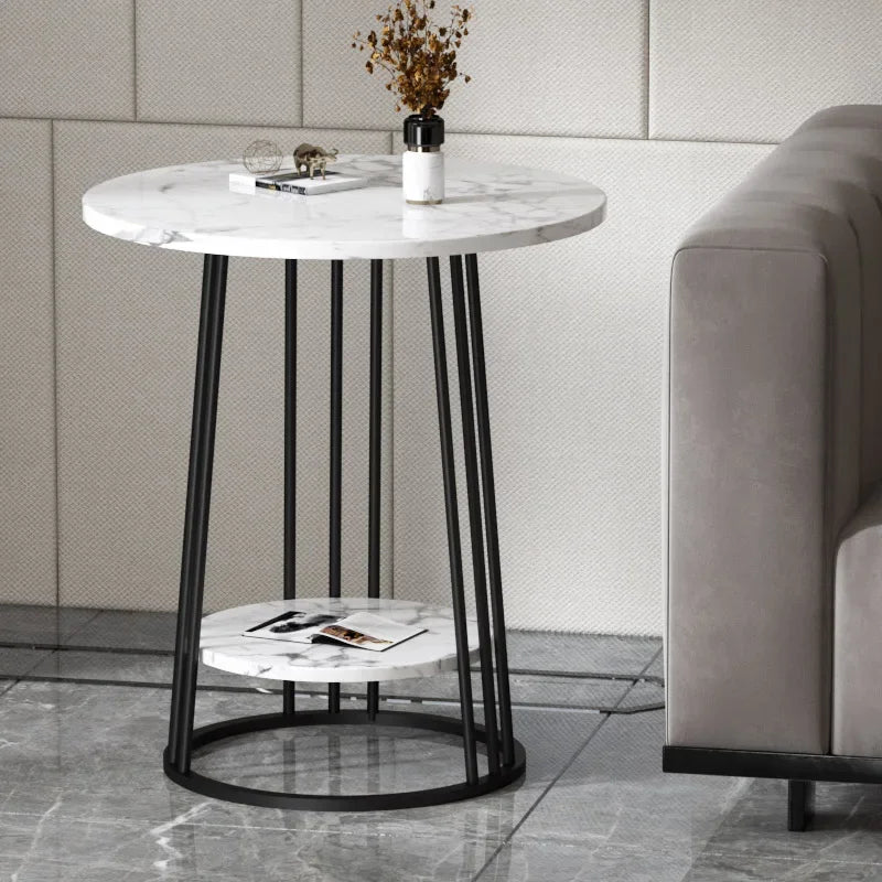 Tables de chevet balcon à thé ronde