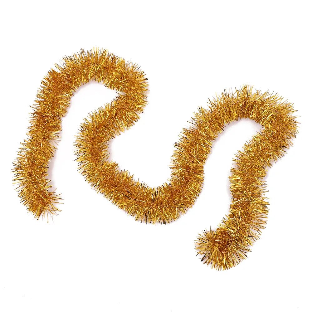 Guirlande de guirlandes dorées de 2M