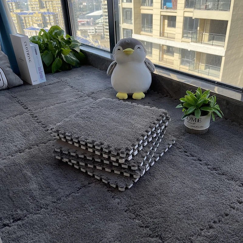 Polymère de jeu en peluche douce pour enfants, tapis de puzzle en mousse brûleur, jouets pour bébé, garder au chaud dans la chambre.