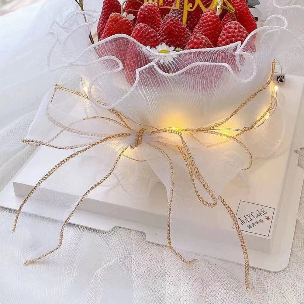 Ruban en Organza filaire transparent