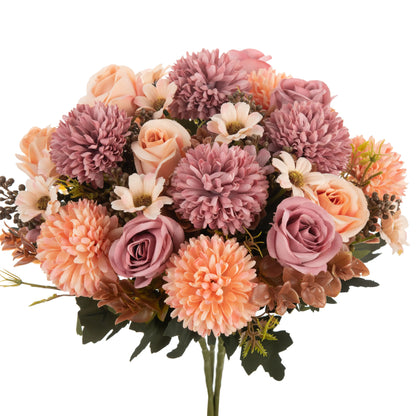 Roses artificielles en soie, fleurs artificielles, pour mariage,