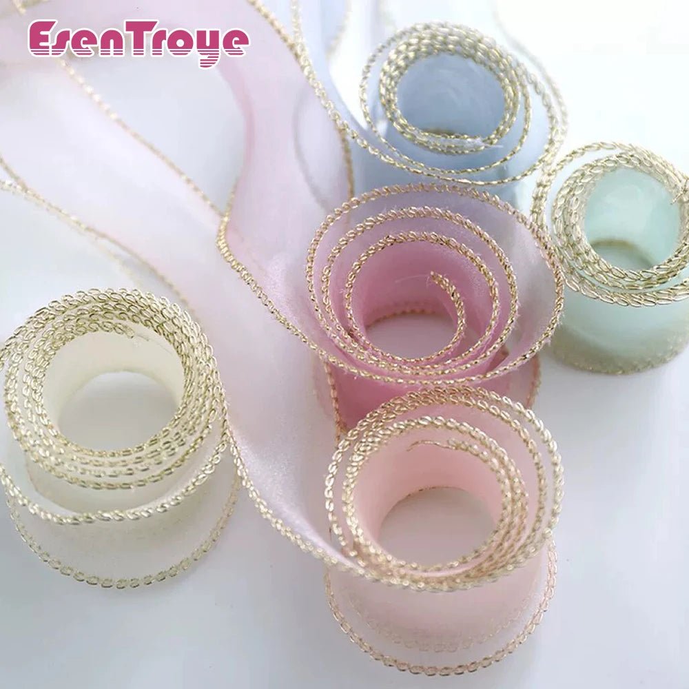 Ruban en Organza filaire transparent