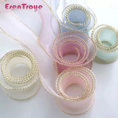 Ruban en Organza filaire transparent